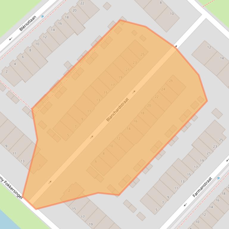 Kaart van postcodegebied 2497BP.