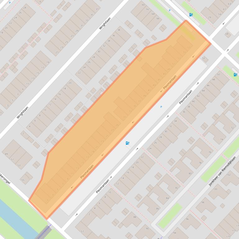 Kaart van postcodegebied 2497CD.