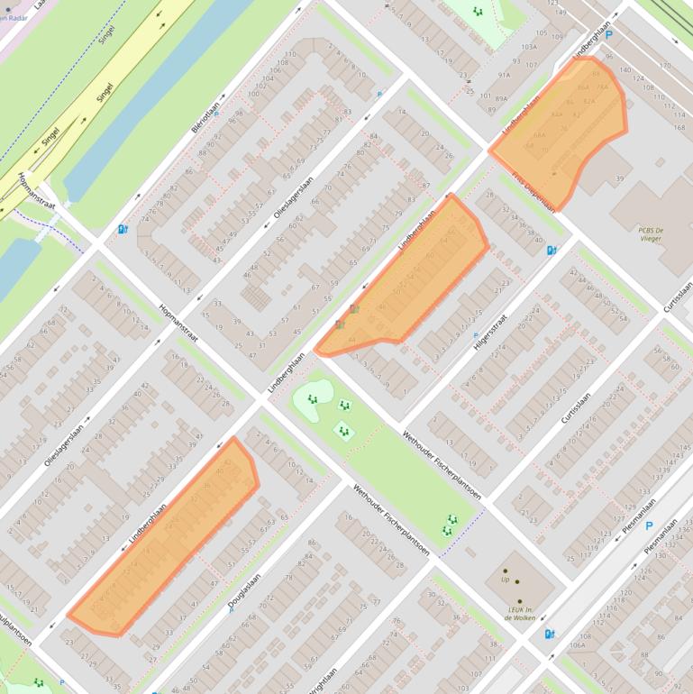 Kaart van postcodegebied 2497DA.