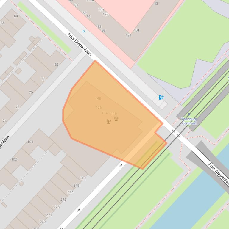 Kaart van postcodegebied 2497DM.