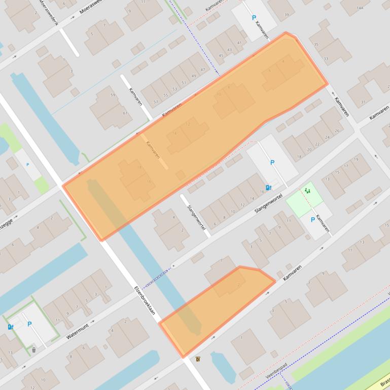 Kaart van postcodegebied 2498CM.