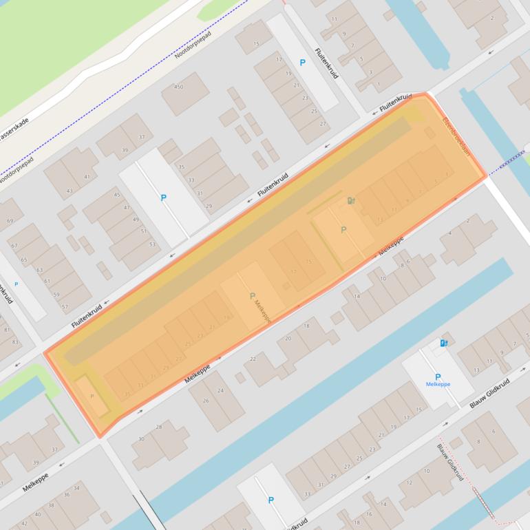 Kaart van postcodegebied 2498CS.