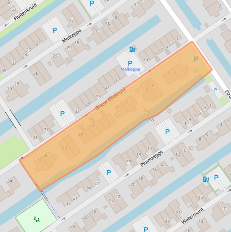 Kaart van postcodegebied 2498DC.