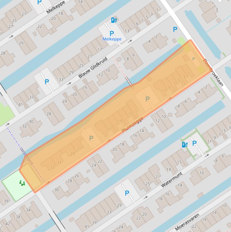 Kaart van postcodegebied 2498DE.