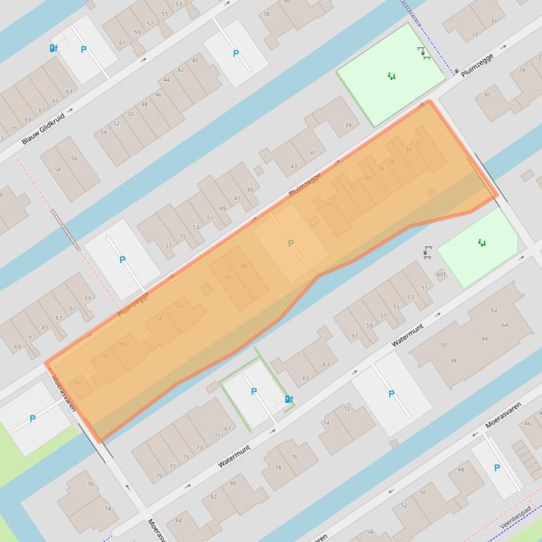 Kaart van postcodegebied 2498DJ.