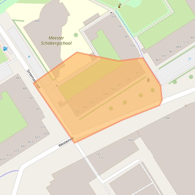 Kaart van postcodegebied 2512KJ.