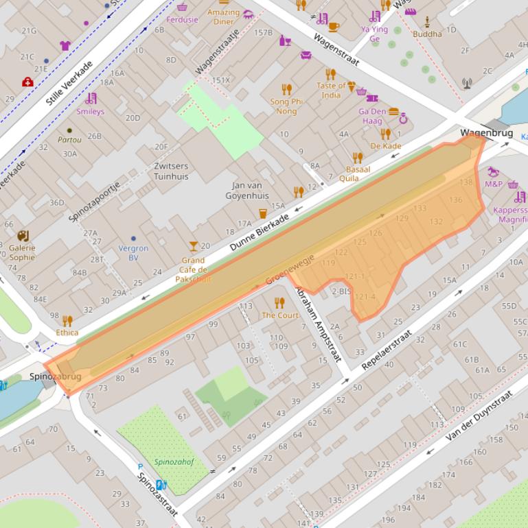Kaart van postcodegebied 2515LR.
