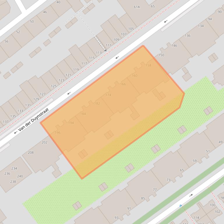 Kaart van postcodegebied 2515NM.