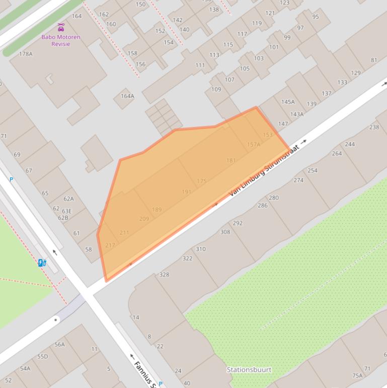 Kaart van postcodegebied 2515PD.