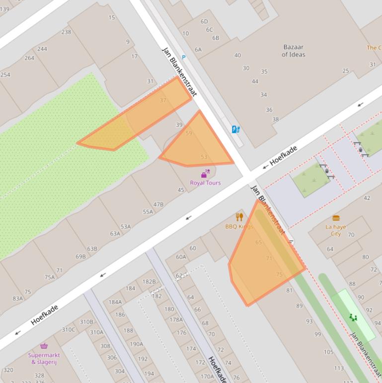 Kaart van postcodegebied 2515PM.