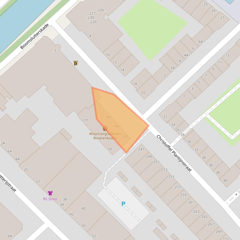 Kaart van postcodegebied 2515TT.