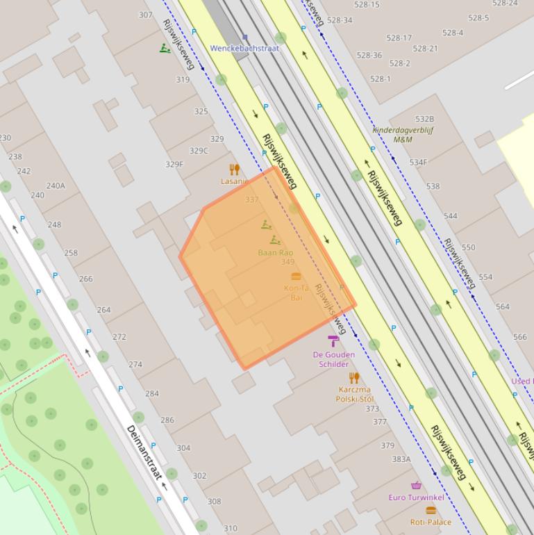 Kaart van postcodegebied 2516HH.