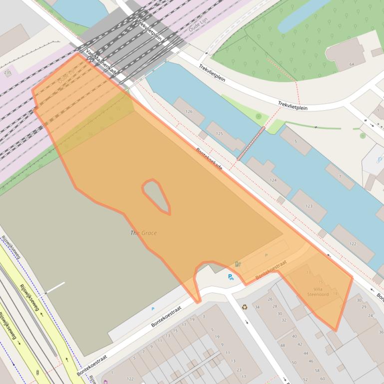 Kaart van postcodegebied 2516LA.