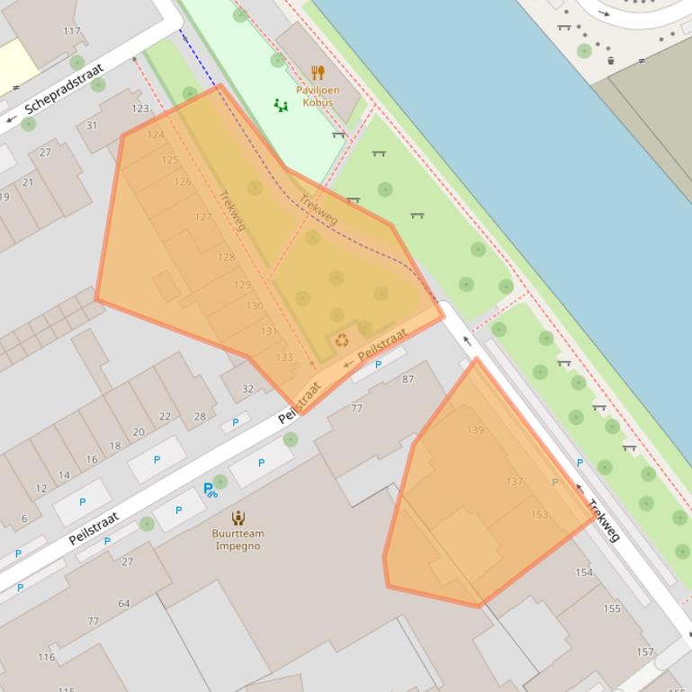 Kaart van postcodegebied 2516SC.