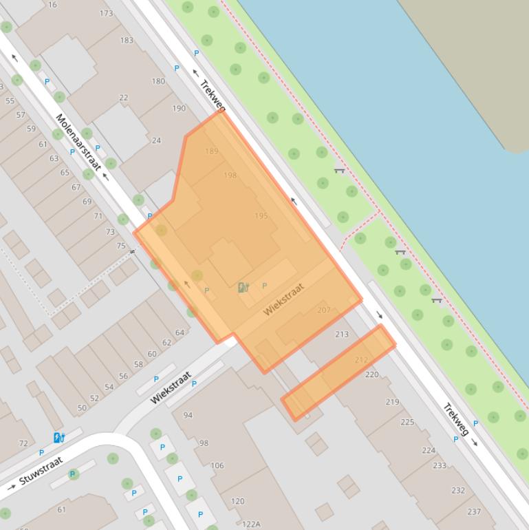 Kaart van postcodegebied 2516SH.