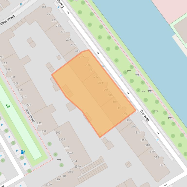 Kaart van postcodegebied 2516SM.