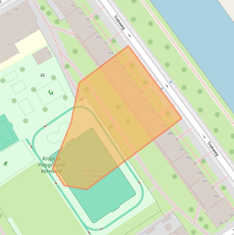 Kaart van postcodegebied 2516ST.