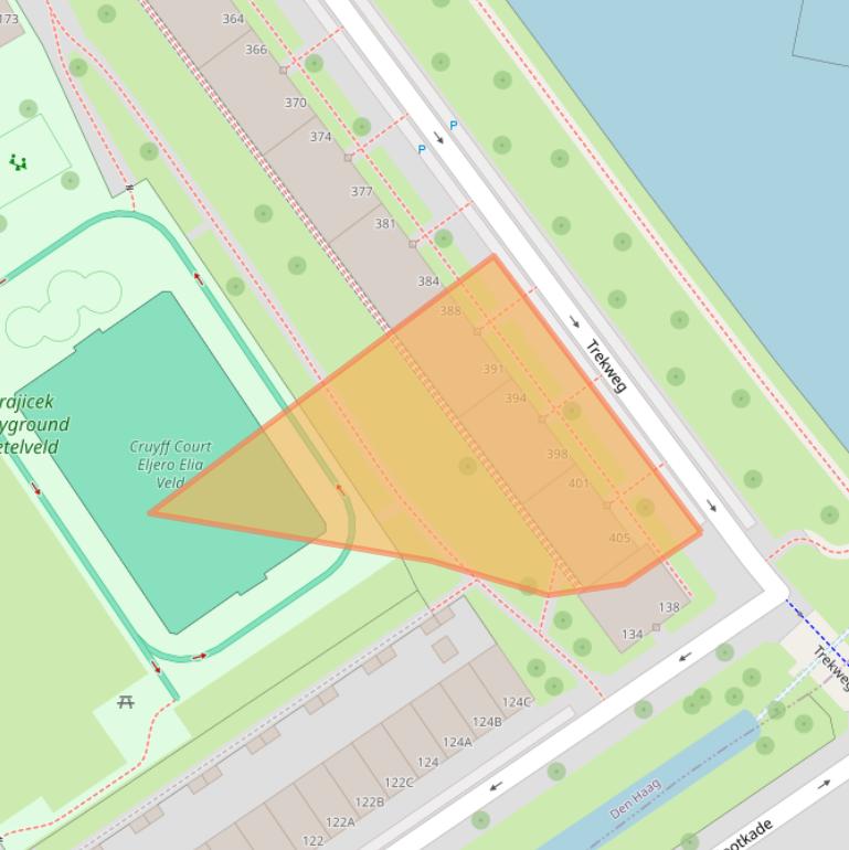 Kaart van postcodegebied 2516SV.