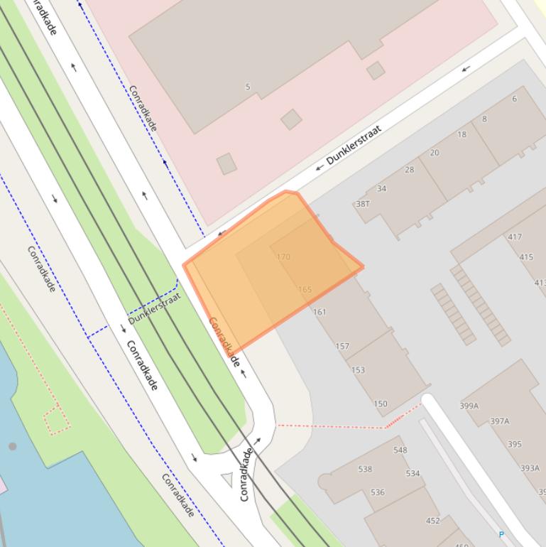 Kaart van postcodegebied 2517CL.