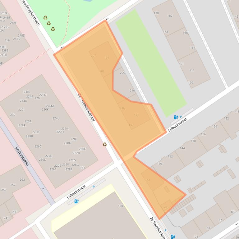 Kaart van postcodegebied 2517GX.