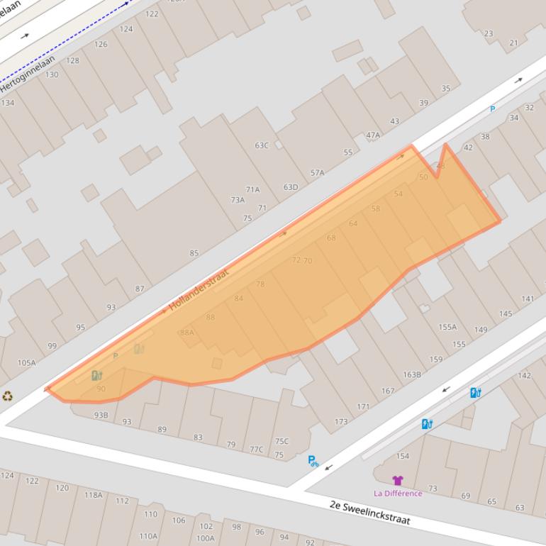 Kaart van postcodegebied 2517HL.
