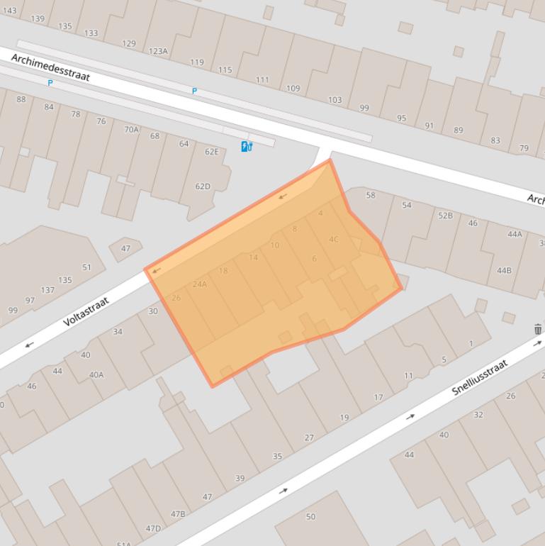 Kaart van postcodegebied 2517RM.