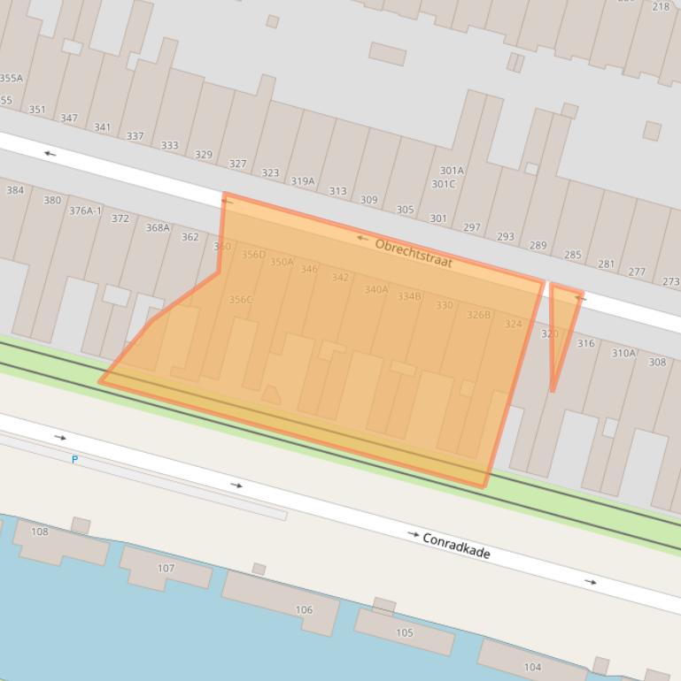 Kaart van postcodegebied 2517VG.