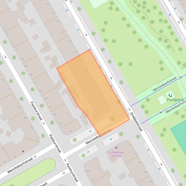 Kaart van postcodegebied 2522CT.