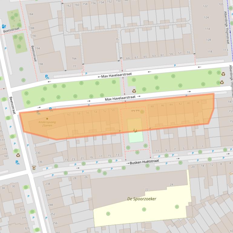 Kaart van postcodegebied 2524PG.