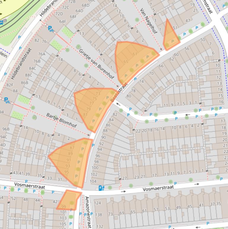 Kaart van postcodegebied 2524PK.