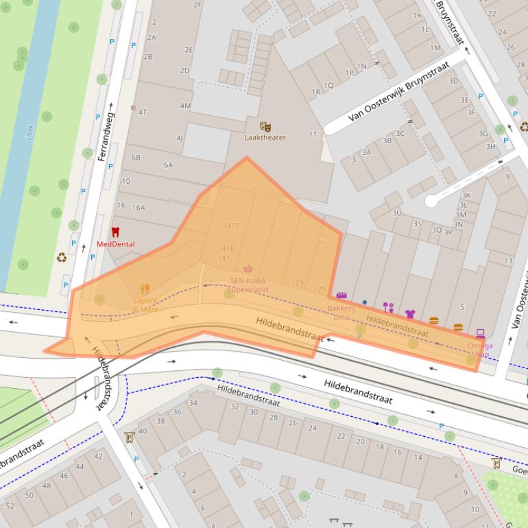 Kaart van postcodegebied 2524VG.