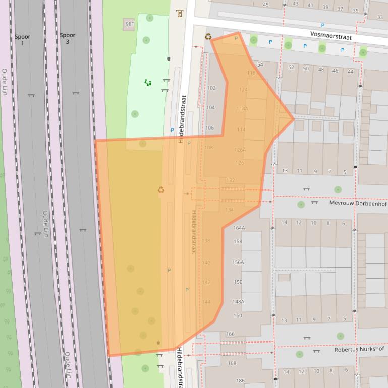 Kaart van postcodegebied 2524VM.