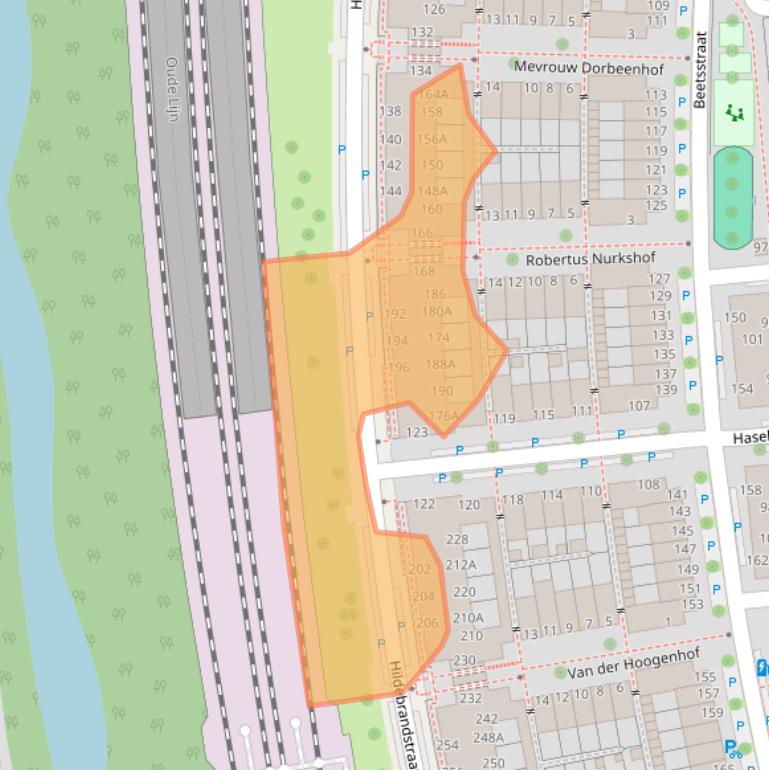 Kaart van postcodegebied 2524VN.