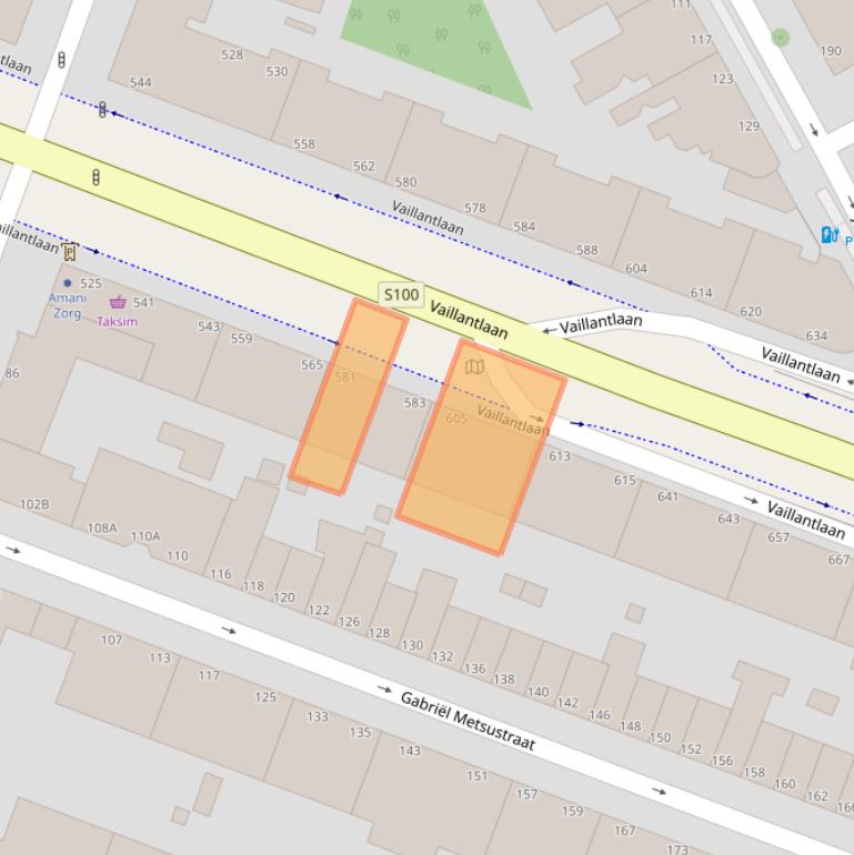 Kaart van postcodegebied 2526AG.