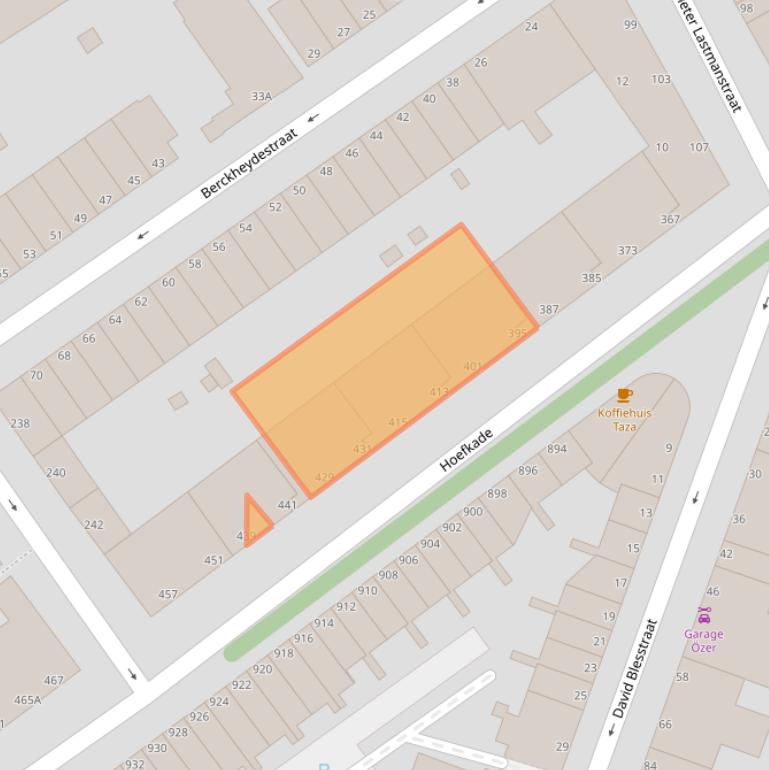 Kaart van postcodegebied 2526BW.