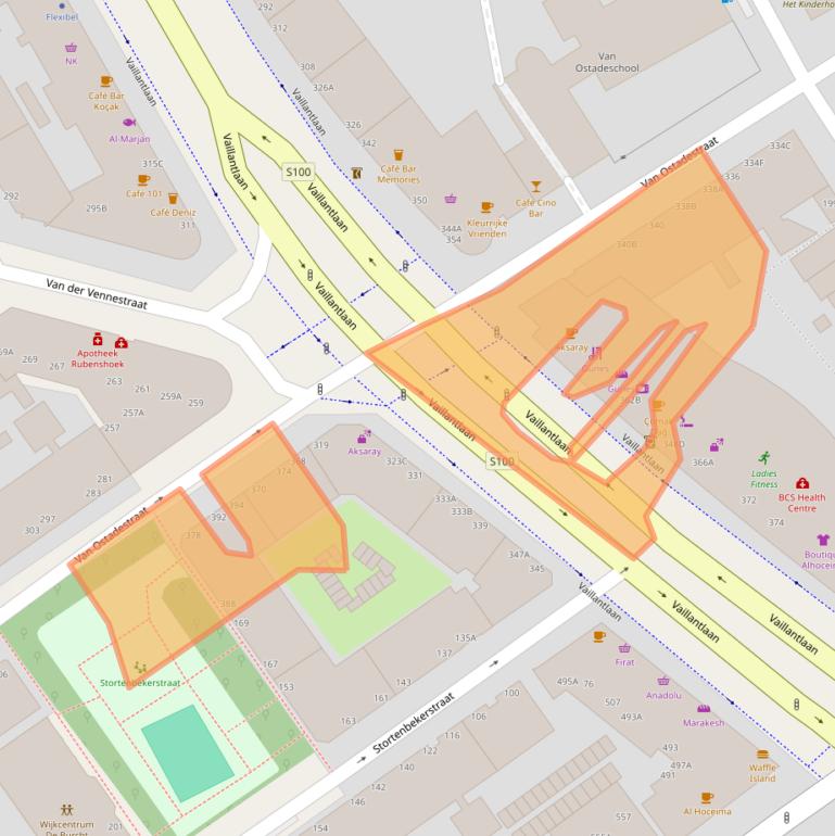 Kaart van postcodegebied 2526GM.