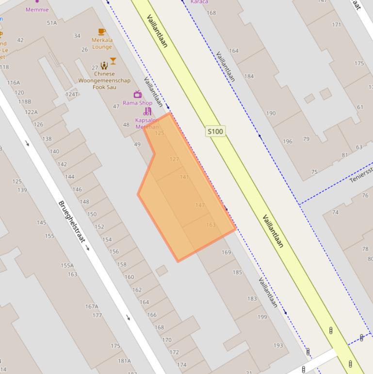 Kaart van postcodegebied 2526HD.