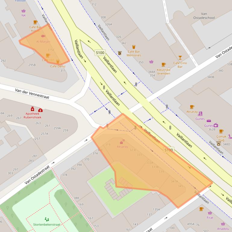 Kaart van postcodegebied 2526HJ.