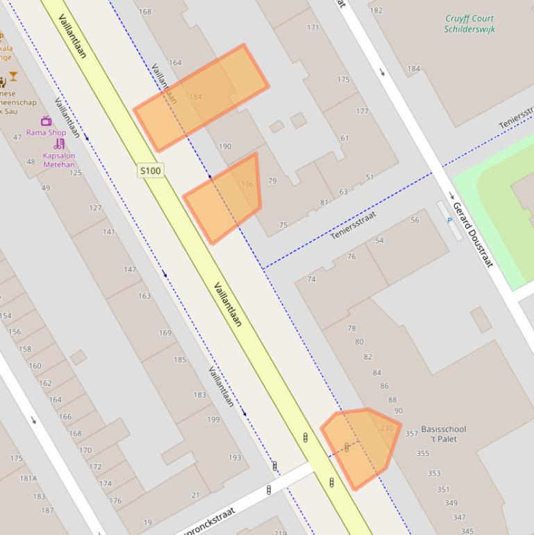 Kaart van postcodegebied 2526HR.