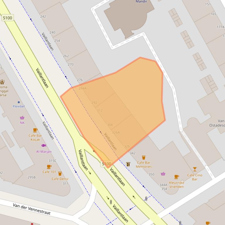 Kaart van postcodegebied 2526HT.