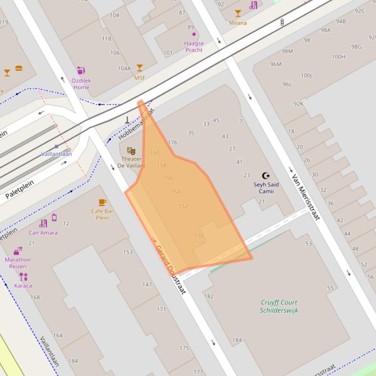 Kaart van postcodegebied 2526NK.