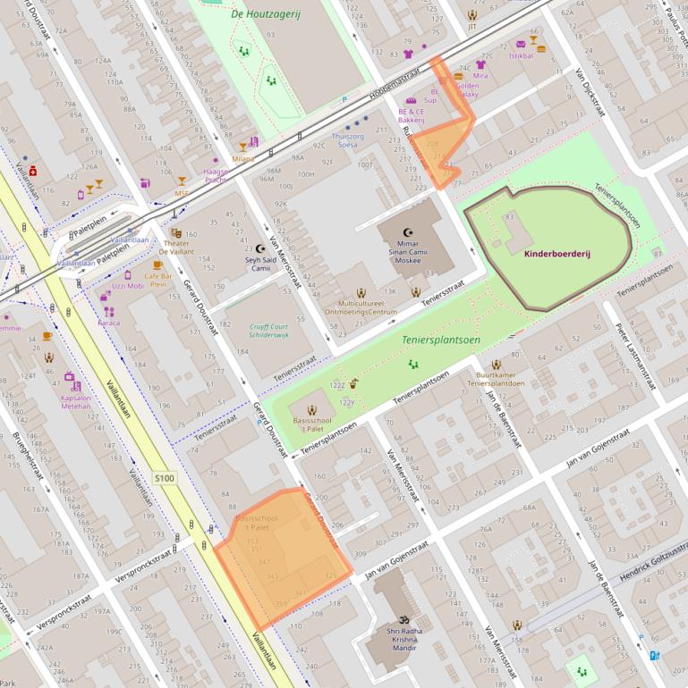 Kaart van postcodegebied 2526PM.