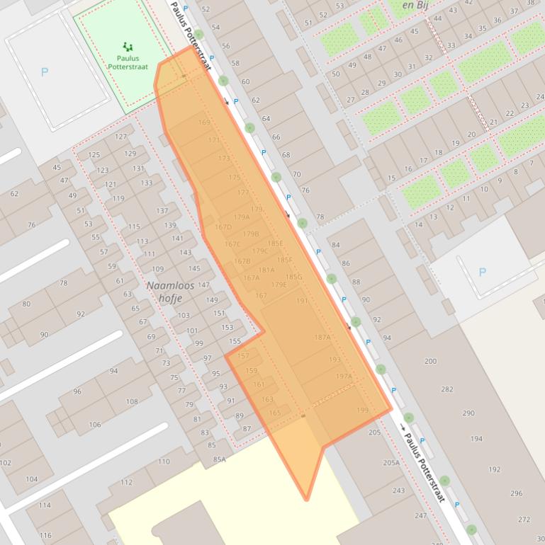 Kaart van postcodegebied 2526SR.