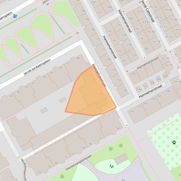 Kaart van postcodegebied 2526VG.