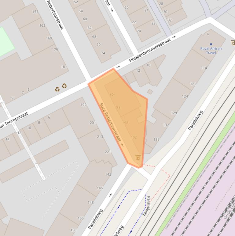 Kaart van postcodegebied 2526WR.