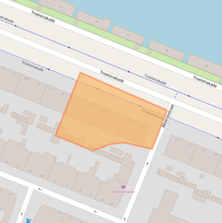 Kaart van postcodegebied 2531AG.