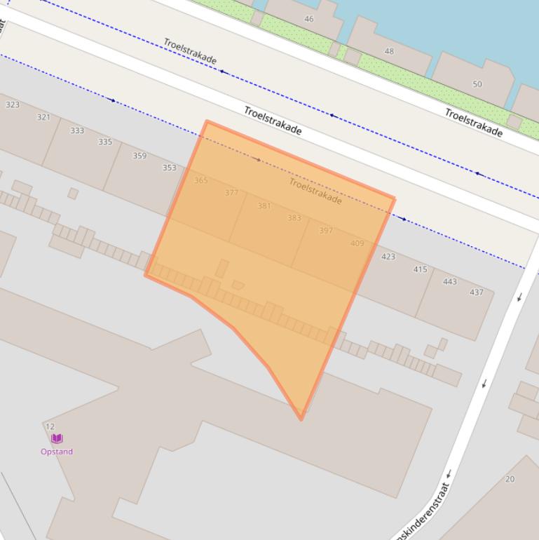 Kaart van postcodegebied 2531AJ.