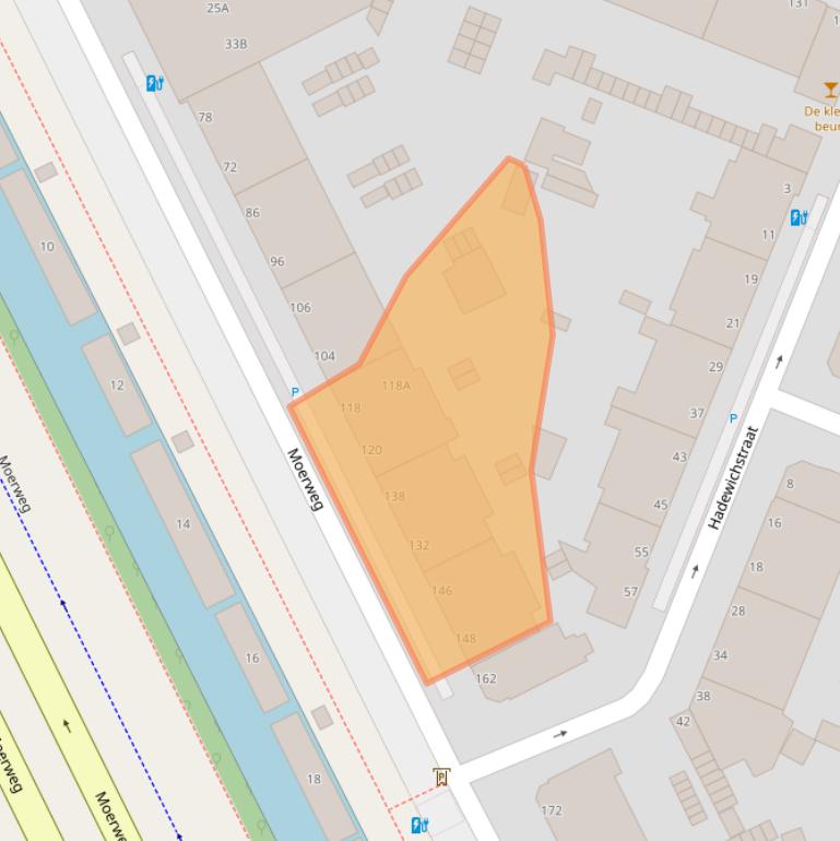 Kaart van postcodegebied 2531BB.