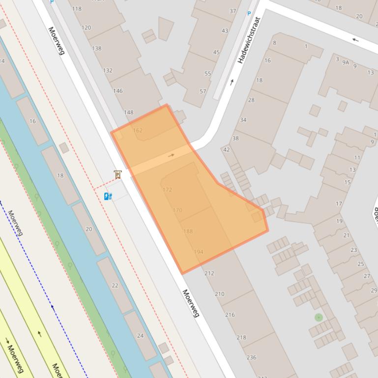 Kaart van postcodegebied 2531BC.