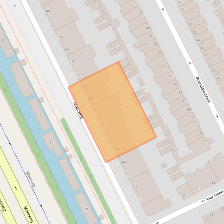 Kaart van postcodegebied 2531BG.